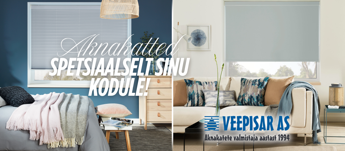 Aknakatete tootja - voldikkardinad, rulood, ribakardinad, kardinate õmblus