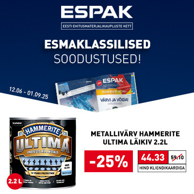 Espaki värske kliendileht 166. Soodustused kuni 01.09.2025