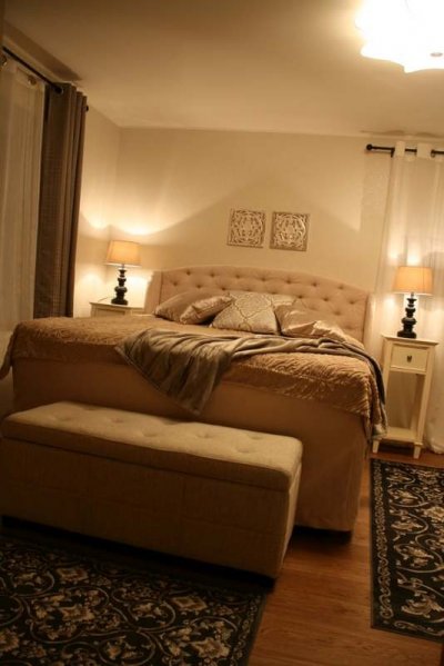 Pilt 3 - Sisekujundaja Monika Kaska kujundatud magamistuba Viljandis