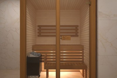 Vannituba peale ümberehitust koos sauna kabiiniga - 1