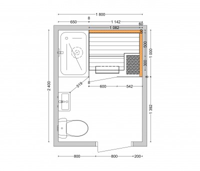 Joonis - Soome sauna paigaldus - 3