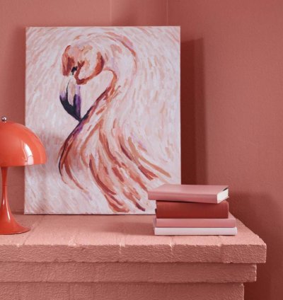 Tikkurila 2019. aasta värv on roosakas-oranž Flamingo
