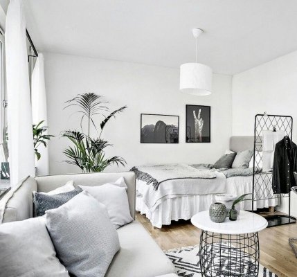 Valge interjöör (Allikas: Pinterest) Valge interjöör (Allikas: Pinterest)