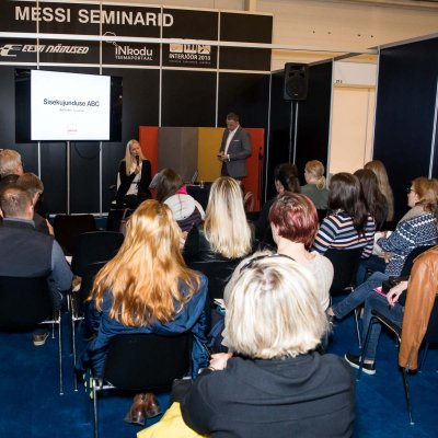 Interjööri messi sisekujunduse seminar 2018 aastal. Esineja Airita Aim. Interjööri messi sisekujunduse seminar 2018 aastal. Esineja Airita Aim.