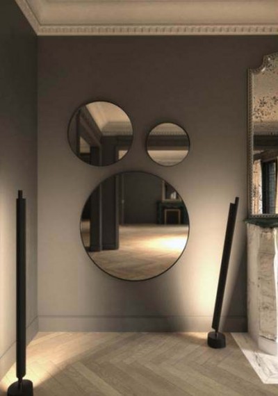 Pilt 5 - Minimalistlik Frost UNU ümmargune peegel: 4 raami tooni