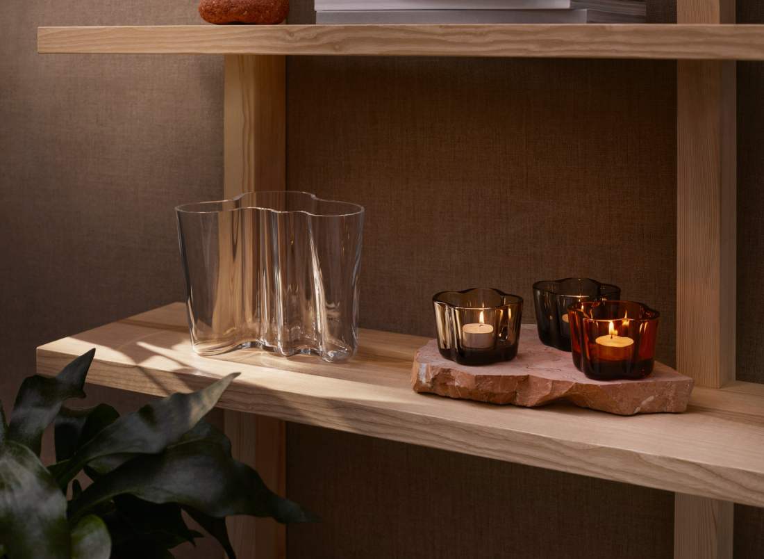 Iittala 2020, Aalto vaas ja küünlahoidjad