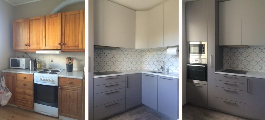 Pilt 10 - Köögi sisekujundus enne ja pärast