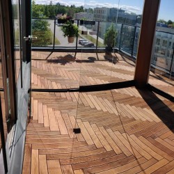 Puidust moodulpõrand - hea valik rõdule, terrassile ja sauna