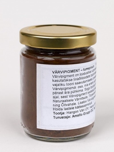 Tumepruun parketiõli värvipigment - 1