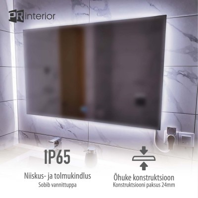 Niiskus- ja tolmukindel LED peegel - 3