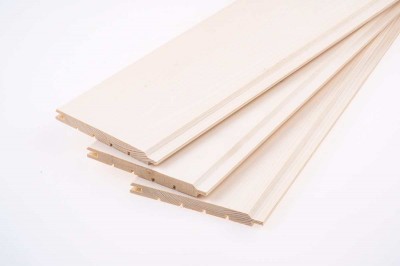 Valge vahaga viimistletud sisevoodrilaud WAX - 2