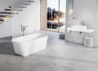 Kaunid eraldiseisvad vannid väiksemate vannitubade jaoks