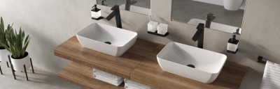 Kuidas oma vannituba kiiresti ja lihtsalt muuta: proovige musta värvi