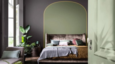 Lush värvitoonide loodud värviküllane ja loov magamistuba - 2