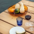 Iittala 2023. aasta klaasivärvid on Sevilla oranž, ultramariinsinine ja vask