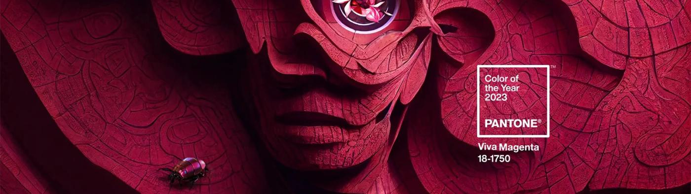 Pantone 2023. aasta värv Viva Magenta 18-1750 ergutab meeli