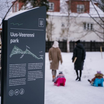 Uus-Veerenni park kutsub liikuma ja lugema Uus-Veerenni park kutsub liikuma ja lugema