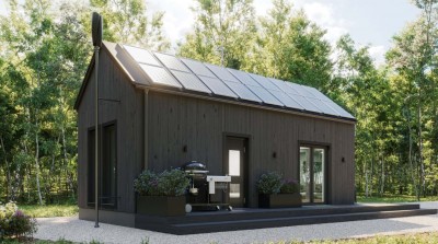 Ösel House pakub nutikaid ja ülimalt energiasäästlike moodul- ja elementmajade lahendusi elemendipaketist kuni 100% valmis ja möbleeritud majapaketini. Foto Ösel Micro 2 Modern - 2