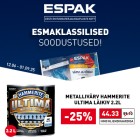 Espaki pakkumised VÄRVID JA EHITUSKEEMIA kuni 01.09. Kliki tootele ja osta kohe!