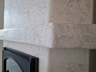 Lubi-marmorino küttekolde väliskestal. - 2