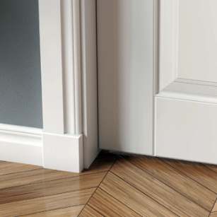 Dekoratiivklotsid lihtsustavad ukse- ja põrandaliistude paigaldust