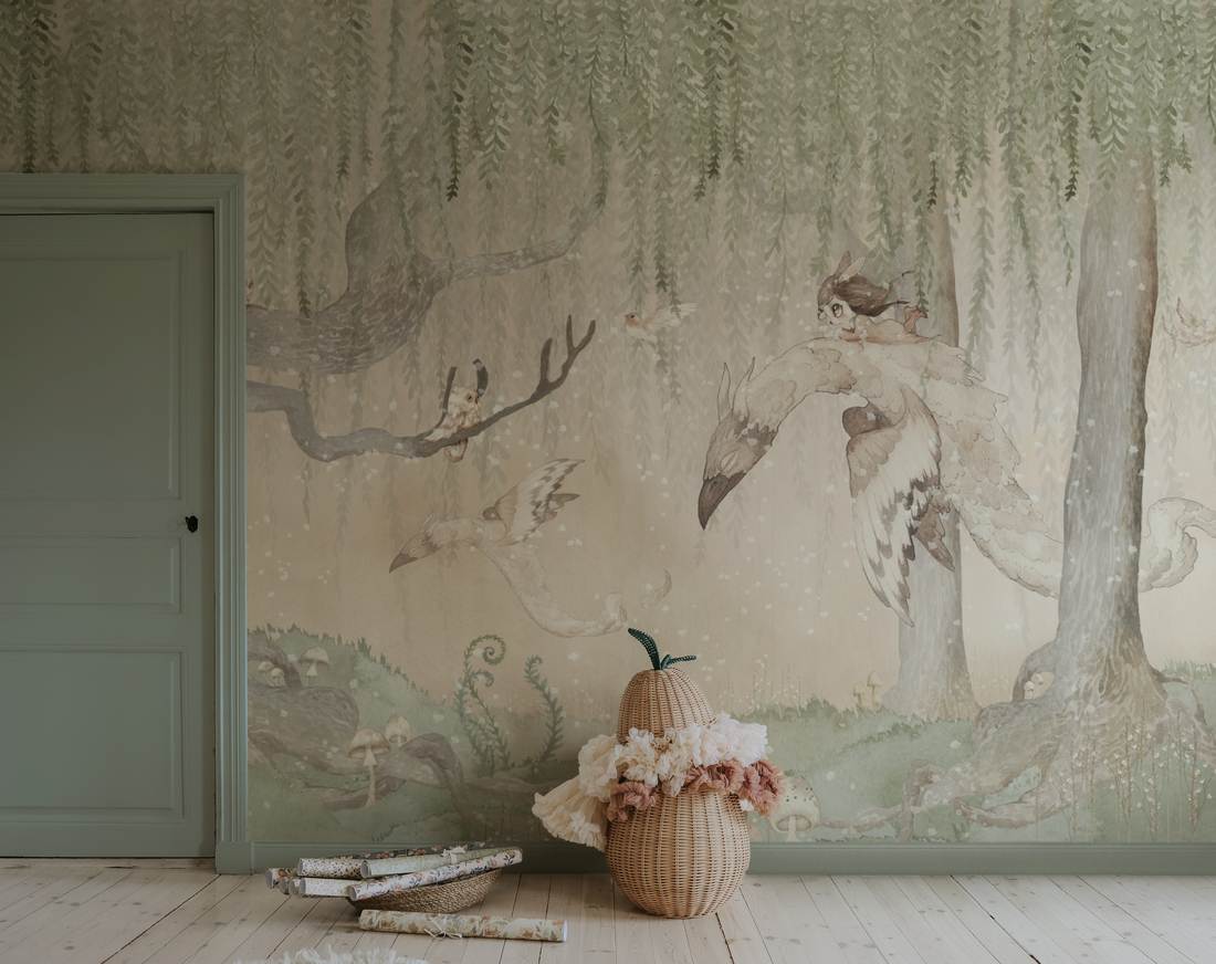 Inspiratsiooni väikelapse toa kujundamiseks tapeediga