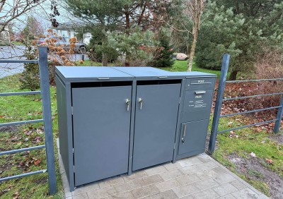 Elegantsed prügikasti ümbrised ja pakikastid – disain, mis peidab ja kestab