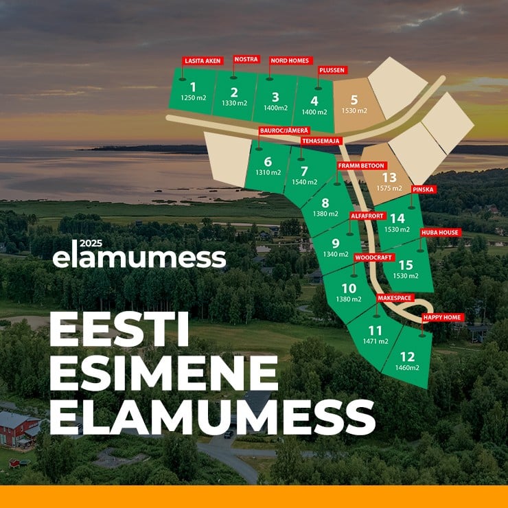 Elamumess Jõelähtmel avas uue peatüki elukeskkonna ja arhitektuuri arengus