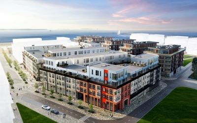 Noblessneris algas uue kortermaja ehitus