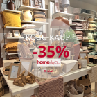 Home&Yous on 9. mail kogu kaubale -35% soodustus