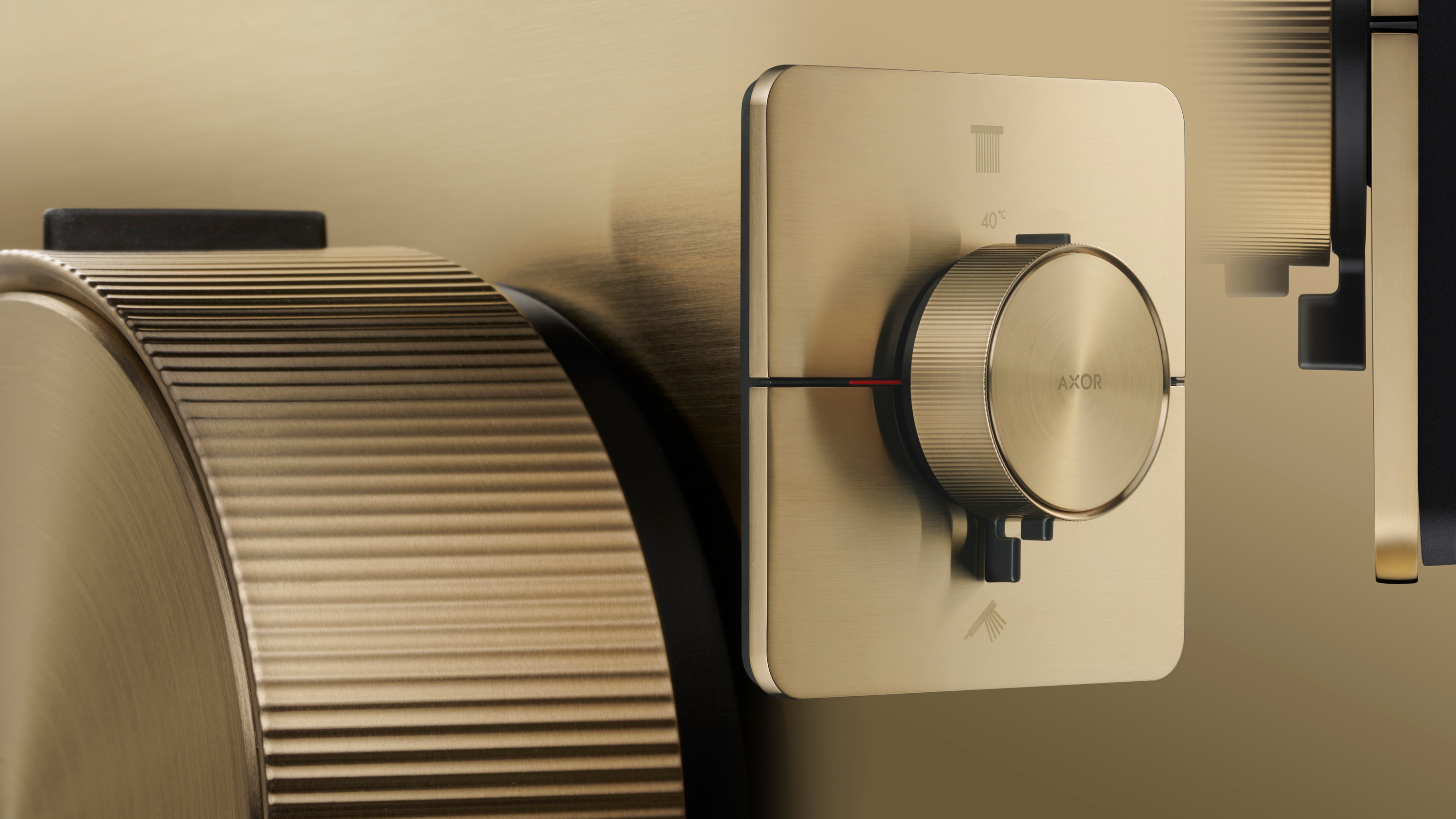 Foto: AXOR ShowerSelect ID duši ümarnurkne seinasisene termostaatsegisti (AXOR / Hansgrohe SE)