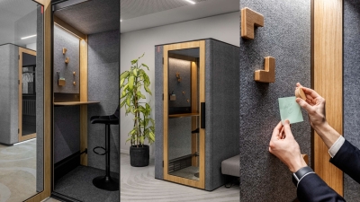 WorkBooth – helikindel kõneboks ja fookusruum kontorisse