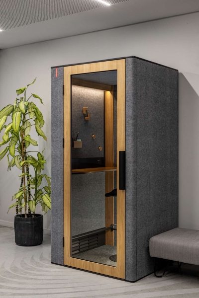 WorkBooth - helikindel kõneboks ühele inimesele - 1
