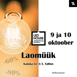 LED House-i LAOMÜÜK 9.–10. oktoobril