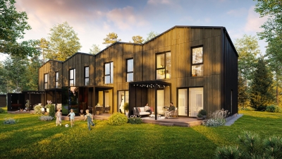 Uus arendus Kangrus – Everaus Kinnisvara puitelementidest ridaelamute projekt - 2