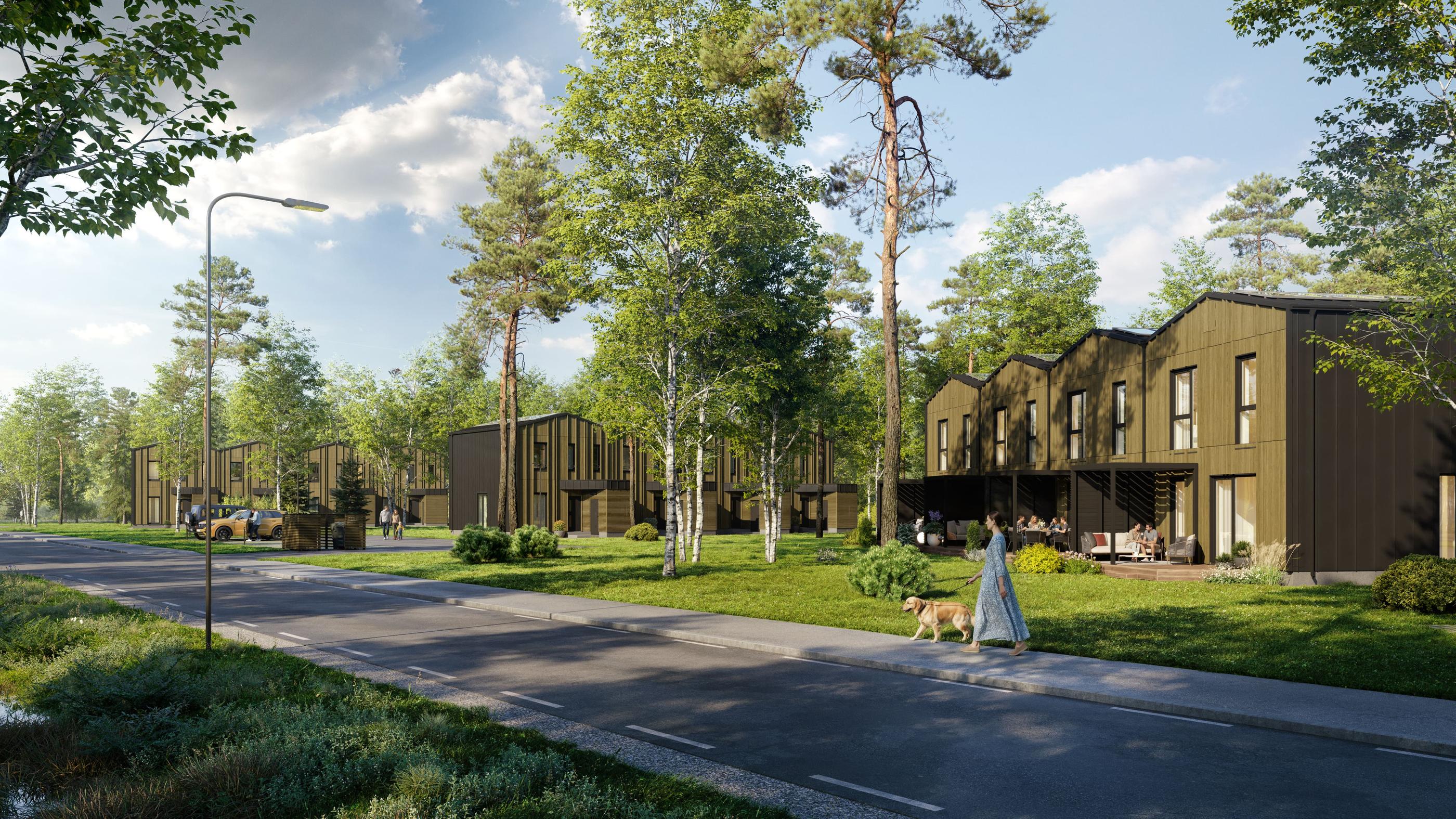 Uus arendus Kangrus – Everaus Kinnisvara esimene puitelementidest ridaelamute projekt Uus arendus Kangrus – Everaus Kinnisvara esimene puitelementidest ridaelamute projekt