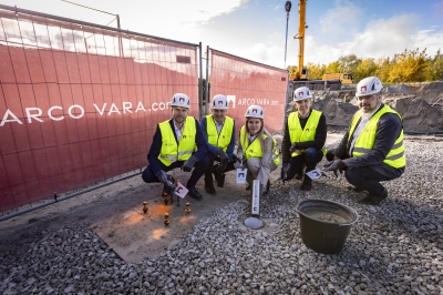 Pilt 11 - Arco Vara Kodulahe kvartali eelviimane etapp sai nurgakivi