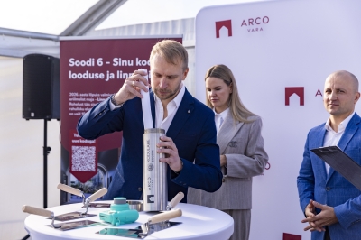 Pilt 7 - Arco Vara Kodulahe kvartali eelviimane etapp sai nurgakivi