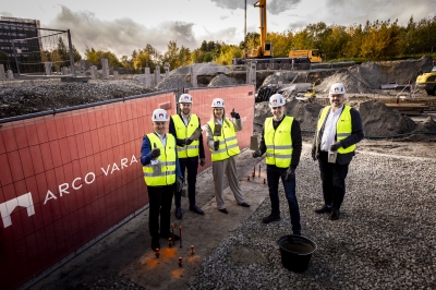 Pilt 10 - Arco Vara Kodulahe kvartali eelviimane etapp sai nurgakivi