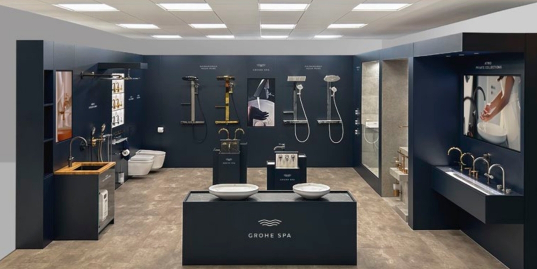 GROHE SPA toodete näidisteala Espak Tallinna poes