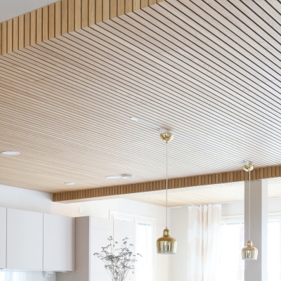 Hele ja valge puit siseviimistluses. Ajas kestev trend