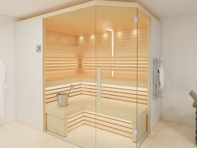 Sauna lavalaud haab. Harilik haab oma esteetilise välimusega sobib sauna eriti hästi, kuivõrd ei aja vaiku, tekita eeterlikke aurusid ega lähe kuumaks. - 1