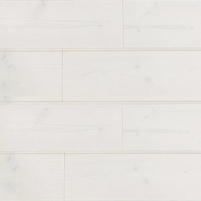 Sisevoodrilaud kuusk PTGV 12x120x2400mm valge vaha otsatapiga - 1