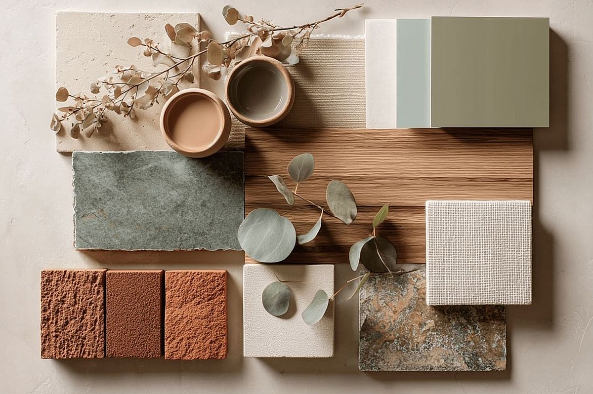 Trend: loodusest inspireeritud maalähedased toonid, mis mõjuvad soojalt ja rahustavalt. Esiplaanil on savi ja terrakota ning neid tasakaalustab mahe oliiviroheline ja soe, õrn puidutoon.