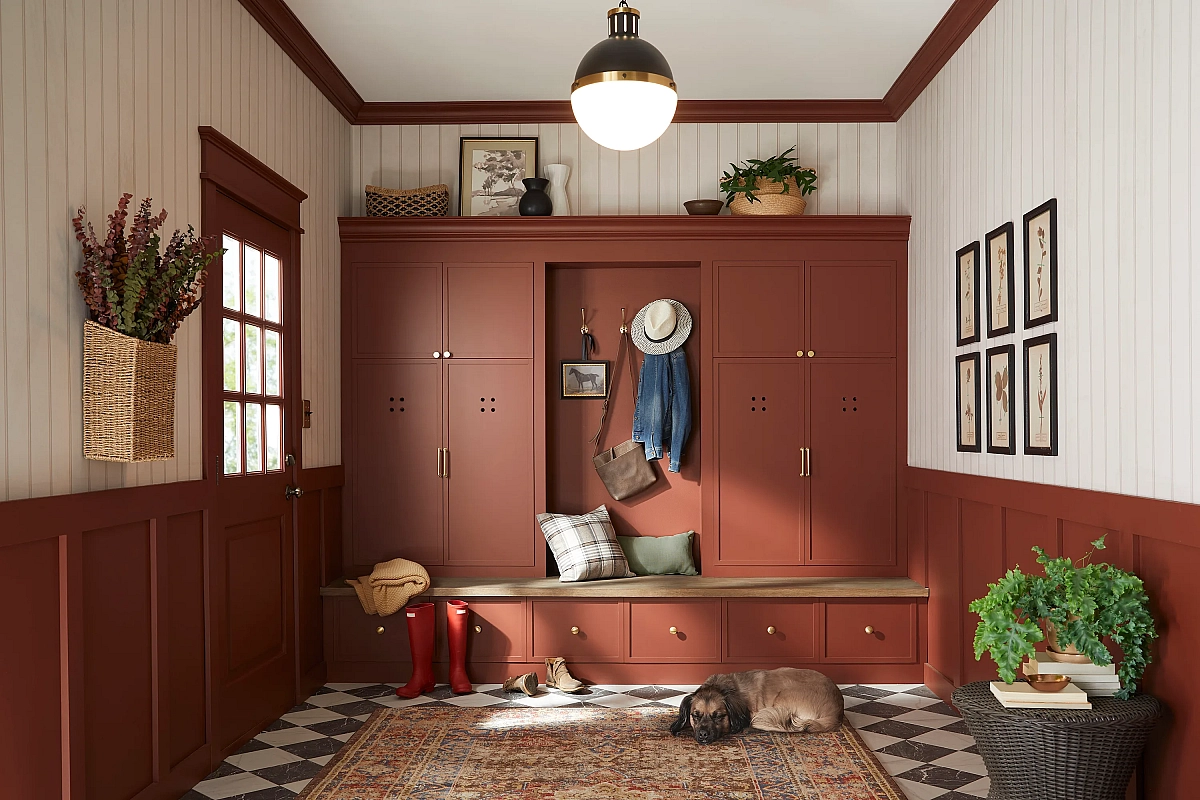 Trendivärv 2026. Glidden – Warm Mahogany. Rikkalik ja maalähedane punakaspruun toon. 7