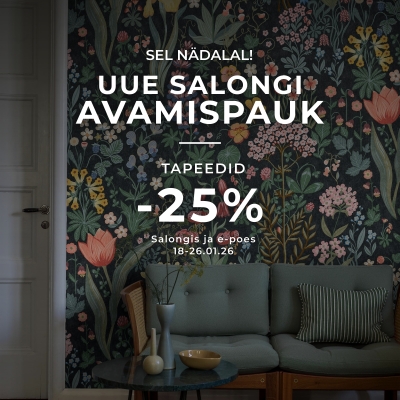 Uue salongi avamispauk Mustri salongis – kõik tapeedid 25% soodsamad