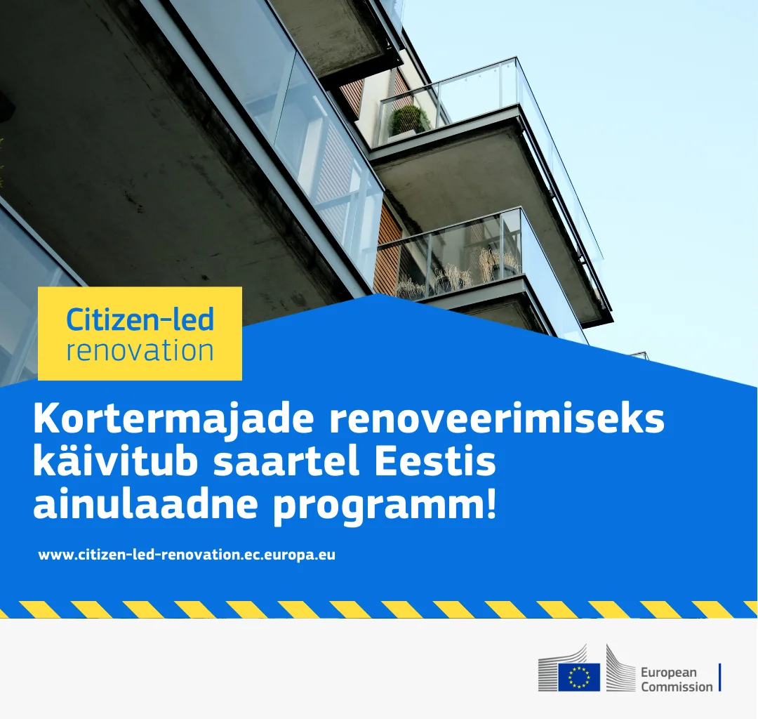 Saarte kortermajade renoveerimiseks käivitub Eestis ainulaadne programm