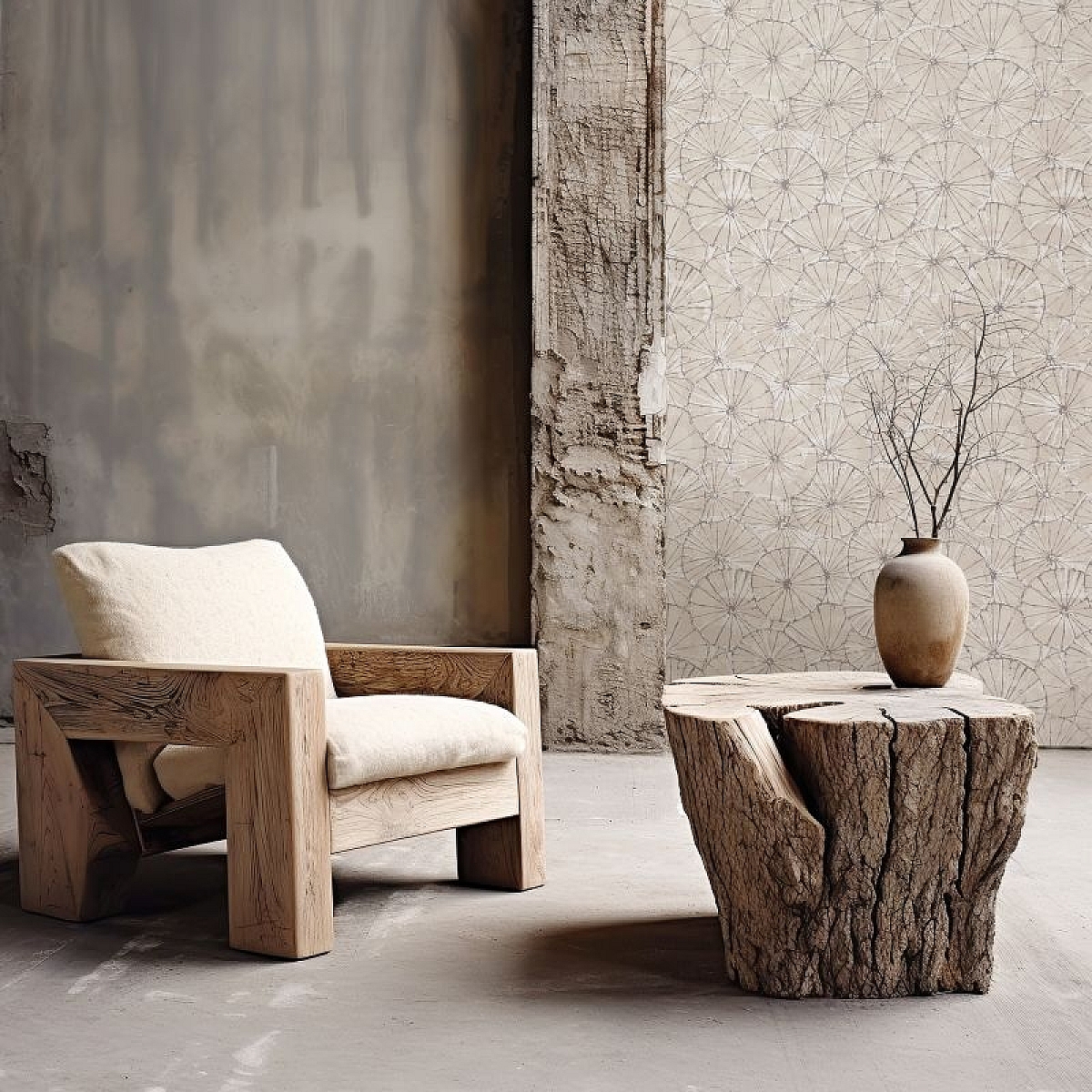 Tekstuurse pinnaga tapeet   2