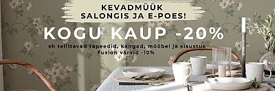 Mustri kevadmüügis on kogu kaup 20% soodsam, ka tellitavad tooted