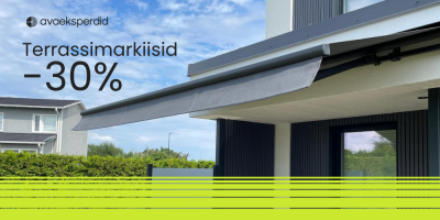 Telli terrassimarkiis -30% soodsamalt Avaekspertidest! 